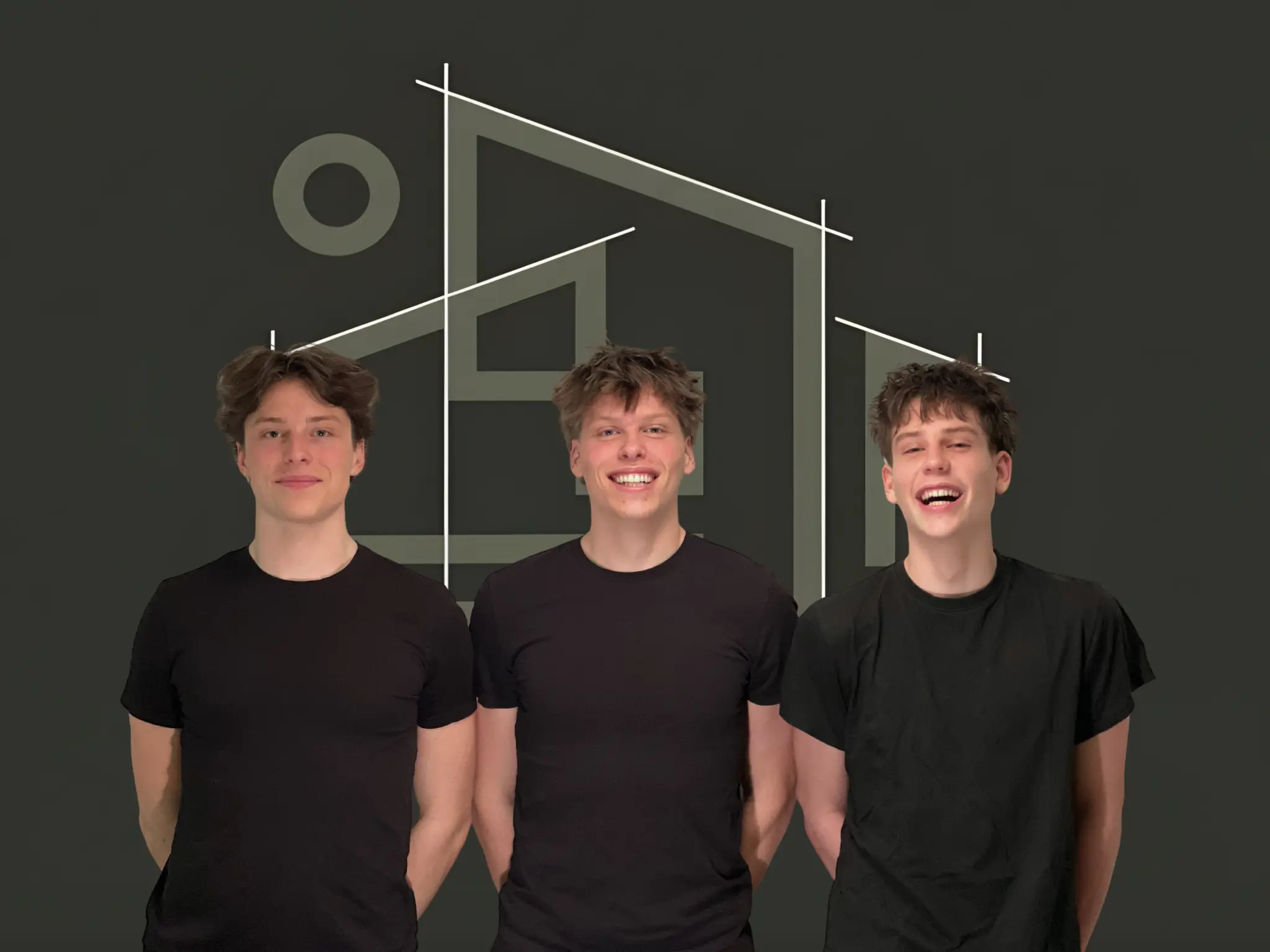 Laurent, Louis et Élie - Équipe Patios LLE